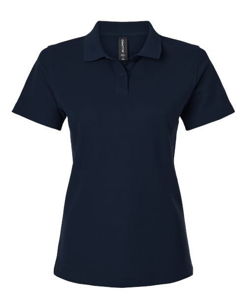 Women's Pique Polo - Navy