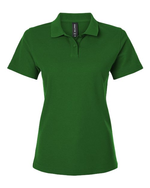 Women's Pique Polo - Olive Green