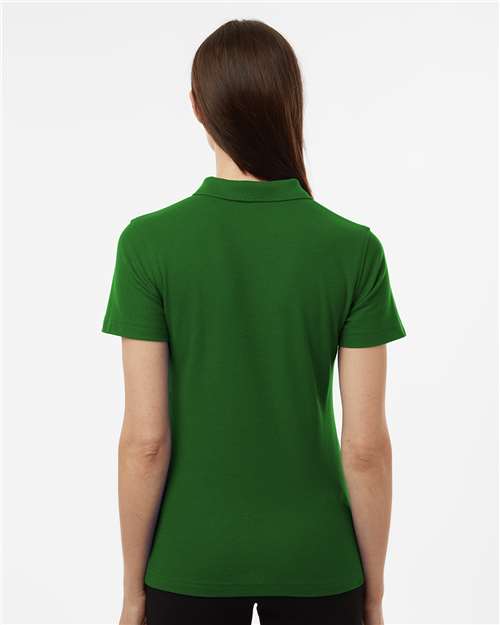 Women's Pique Polo - Olive Green