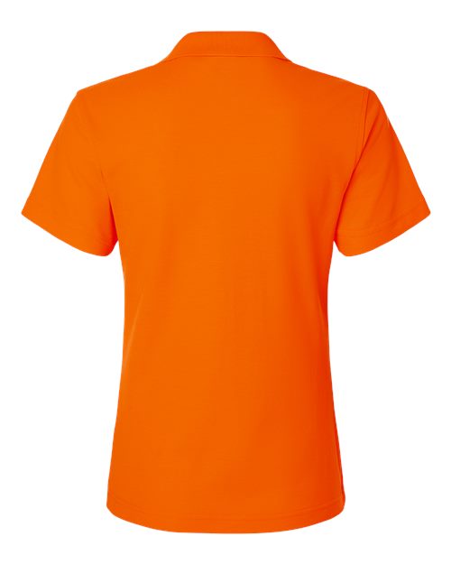 Women's Pique Polo - Deep Orange