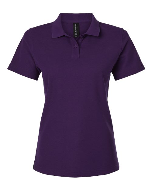 Women's Pique Polo - Purple