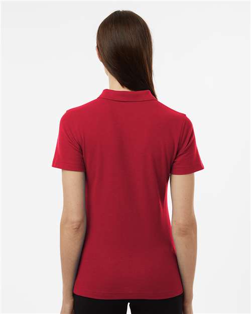 Women's Pique Polo - Red