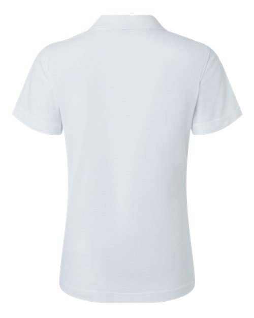 Women's Pique Polo - White
