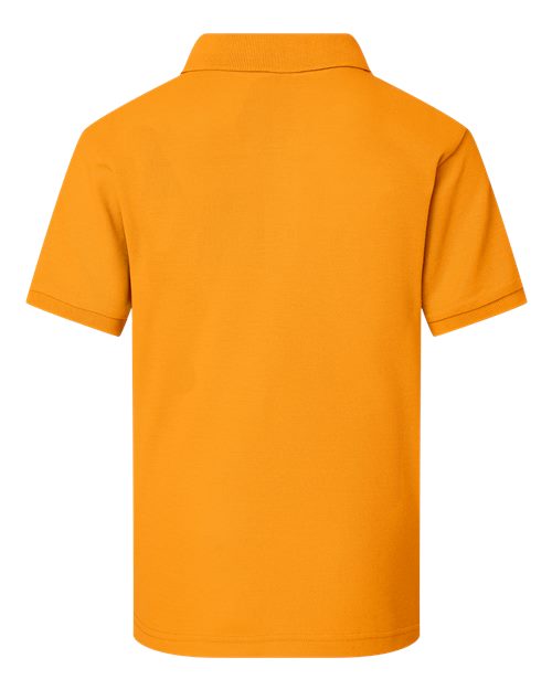 Youth Pique Polo - Gold