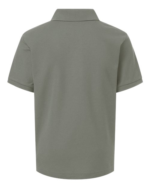 Youth Pique Polo - Greystone
