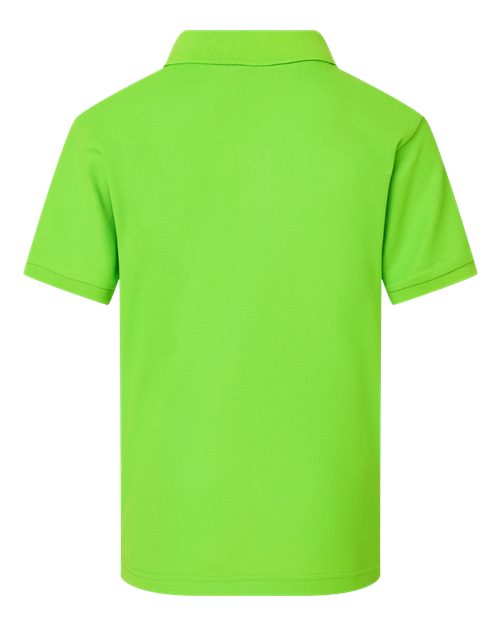 Youth Pique Polo - Lime