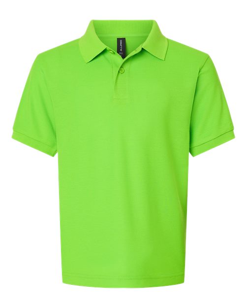 Youth Pique Polo - Lime