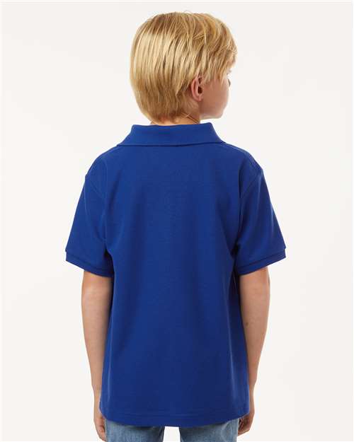 Youth Pique Polo - Royal