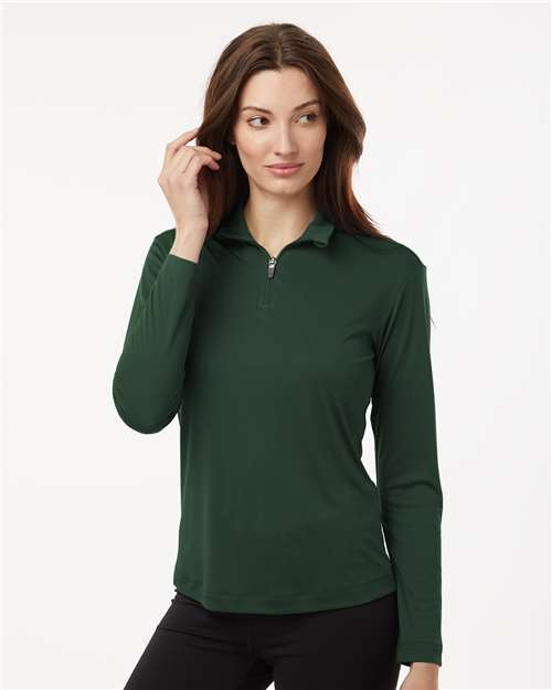 Women's Pro-Lock Performance Quarter-Zip Pullover - Forest Green