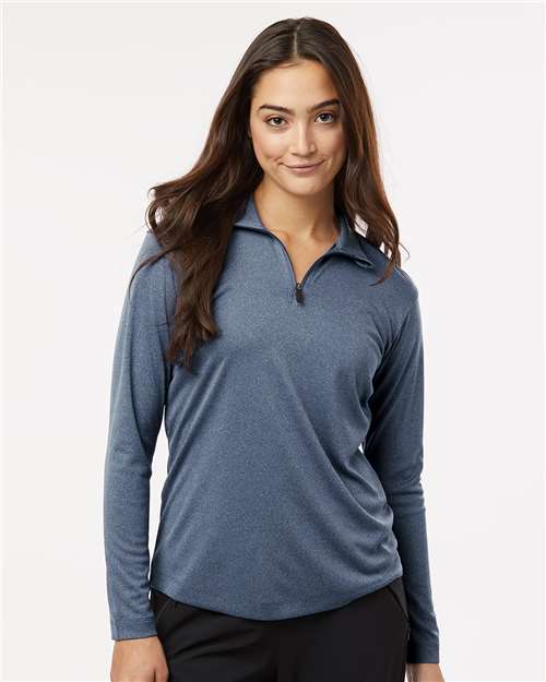 Women's Pro-Lock Performance Quarter-Zip Pullover - Heather Navy