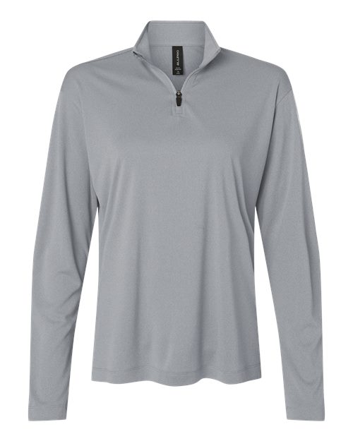 Women's Pro-Lock Performance Quarter-Zip Pullover - Heather Steel