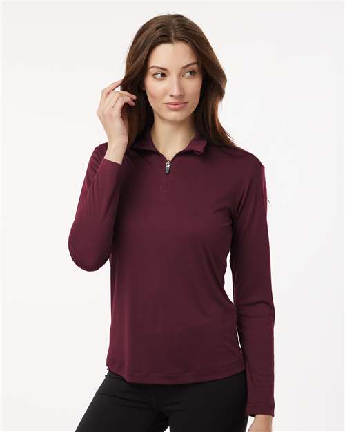 Women's Pro-Lock Performance Quarter-Zip Pullover - Maroon