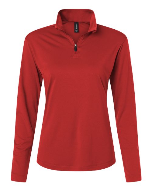 Women's Pro-Lock Performance Quarter-Zip Pullover - Red