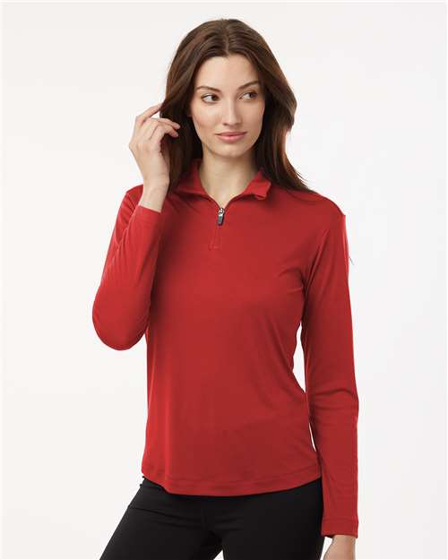 Women's Pro-Lock Performance Quarter-Zip Pullover - Red