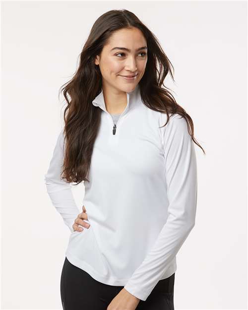 Women's Pro-Lock Performance Quarter-Zip Pullover - White