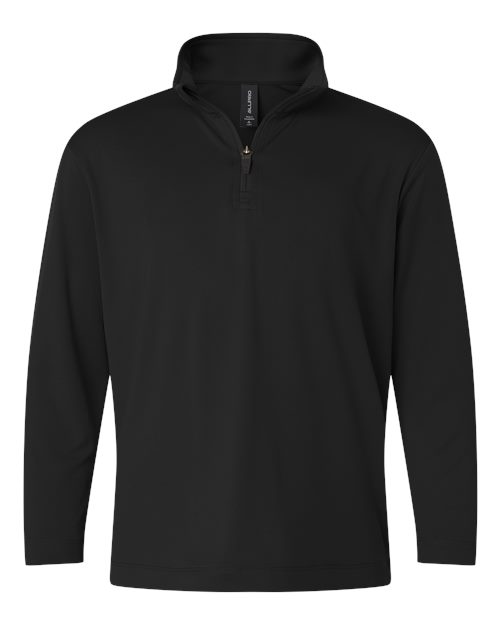 Youth Pro-Lock Performance Quarter-Zip Pullover - Black