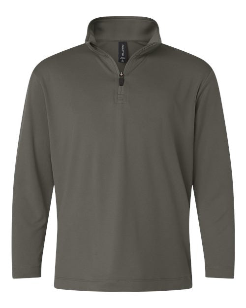 Youth Pro-Lock Performance Quarter-Zip Pullover - Charcoal