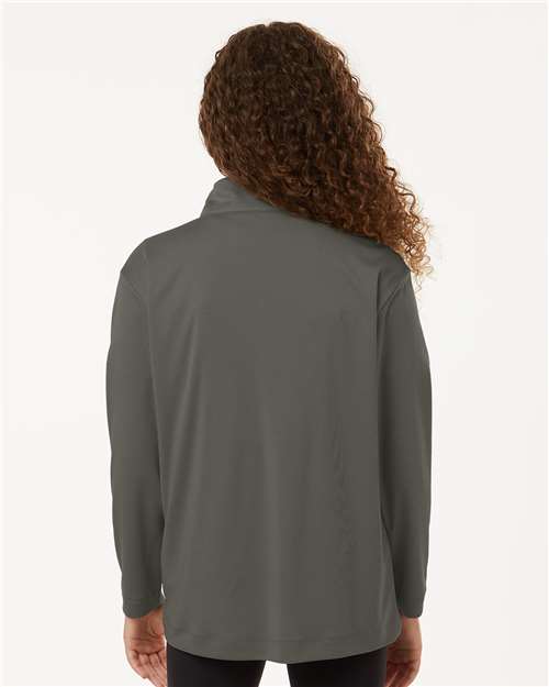 Youth Pro-Lock Performance Quarter-Zip Pullover - Charcoal