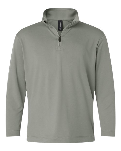 Youth Pro-Lock Performance Quarter-Zip Pullover - Greystone