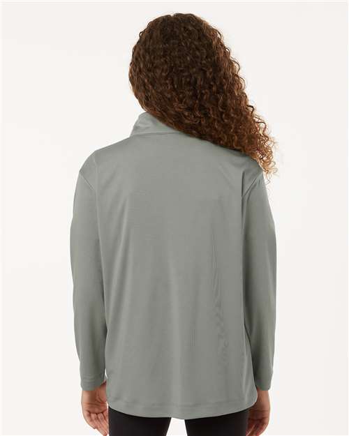 Youth Pro-Lock Performance Quarter-Zip Pullover - Greystone