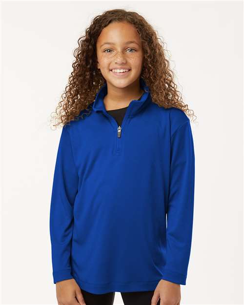 Youth Pro-Lock Performance Quarter-Zip Pullover - Royal