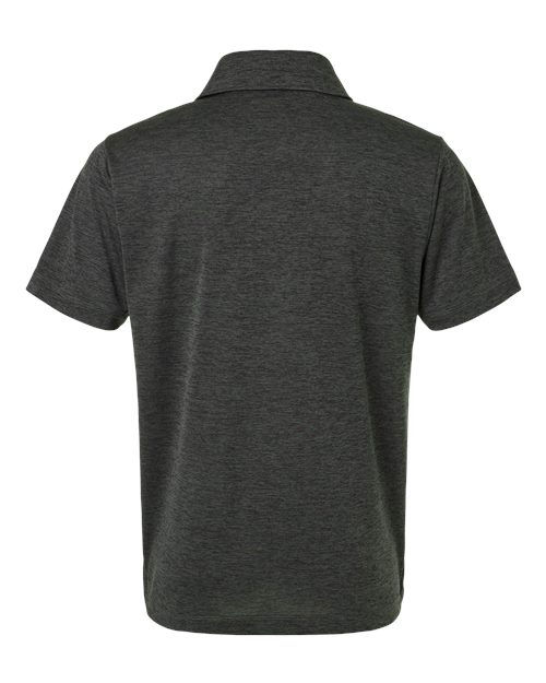 Men's Pro-Lock Performance Mélange Polo - Black Melange