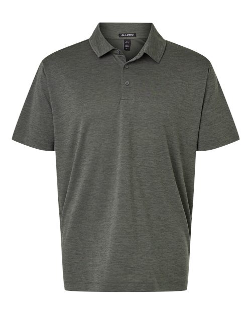 Men's Pro-Lock Performance Mélange Polo - Charcoal Melange