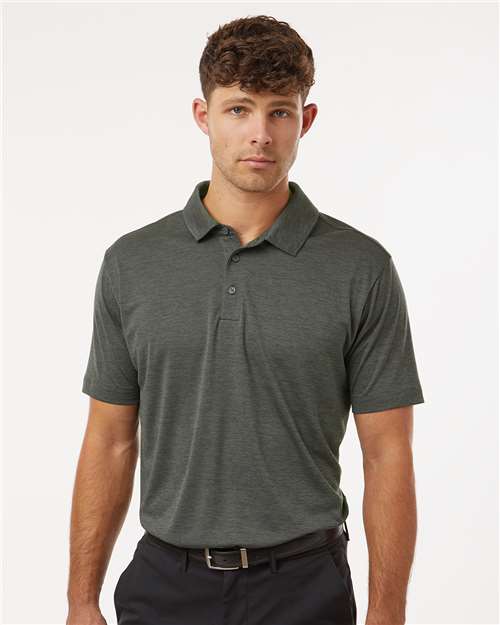 Men's Pro-Lock Performance Mélange Polo - Charcoal Melange