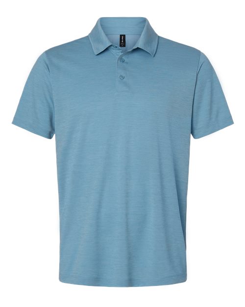 Men's Pro-Lock Performance Mélange Polo - Cloud Blue Melange