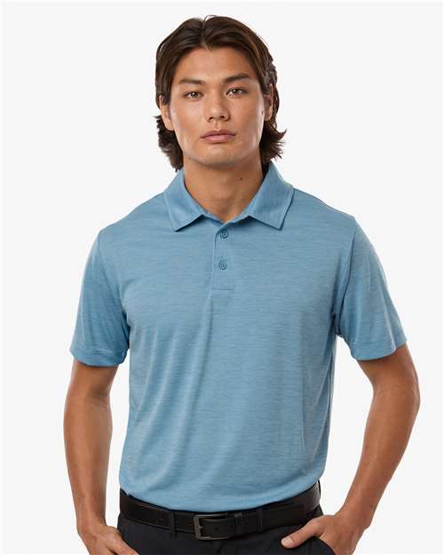 Men's Pro-Lock Performance Mélange Polo - Cloud Blue Melange