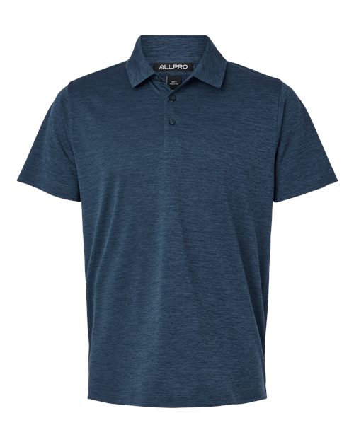 Men's Pro-Lock Performance Mélange Polo - Navy Melange
