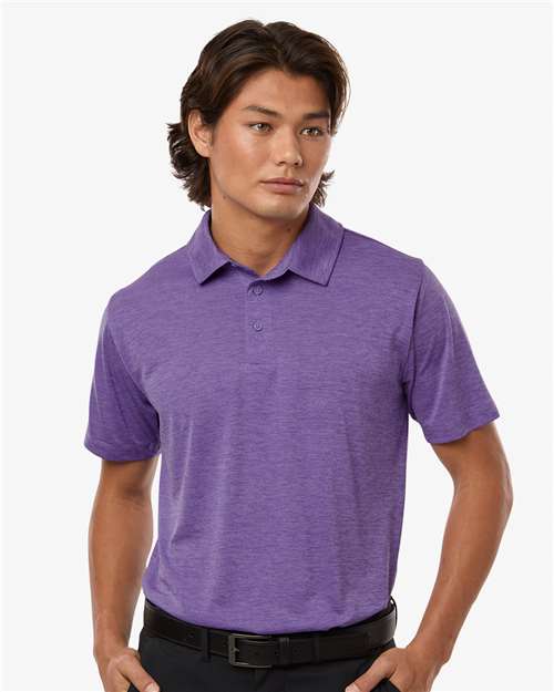 Men's Pro-Lock Performance Mélange Polo - Violet Melange