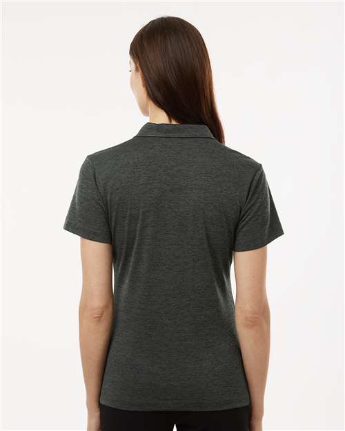 Women's Pro-Lock Performance Mélange Polo - Black Melange