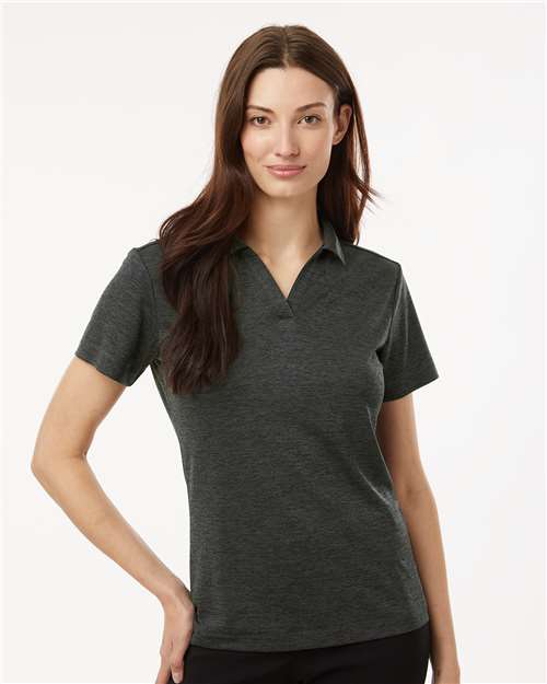 Women's Pro-Lock Performance Mélange Polo - Black Melange