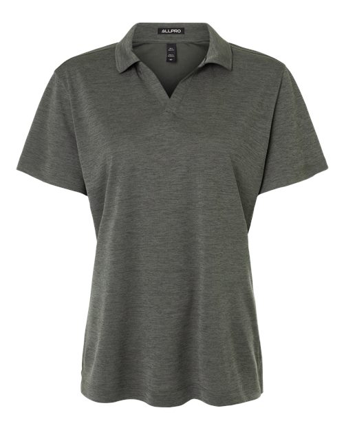 Women's Pro-Lock Performance Mélange Polo - Charcoal Melange