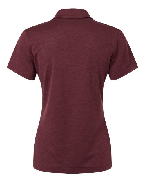 Women's Pro-Lock Performance Mélange Polo - Maroon Melange