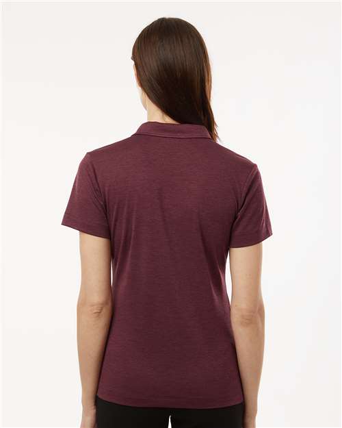 Women's Pro-Lock Performance Mélange Polo - Maroon Melange