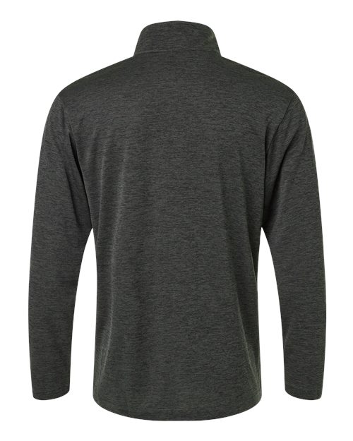 Men's Pro-Lock Performance Mélange Quarter-Zip Pullover - Black Melange