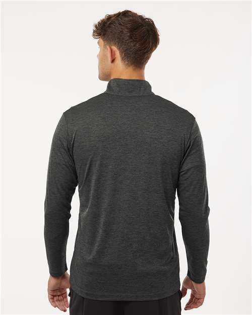 Men's Pro-Lock Performance Mélange Quarter-Zip Pullover - Black Melange