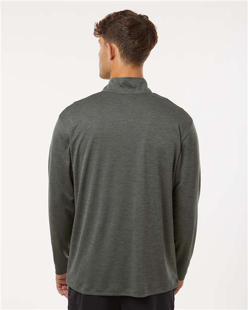 Men's Pro-Lock Performance Mélange Quarter-Zip Pullover - Charcoal Melange