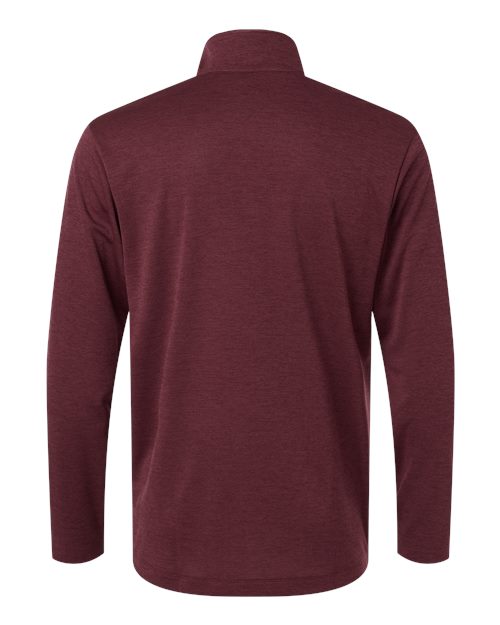 Men's Pro-Lock Performance Mélange Quarter-Zip Pullover - Maroon Melange