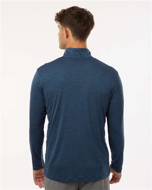 Men's Pro-Lock Performance Mélange Quarter-Zip Pullover - Navy Melange