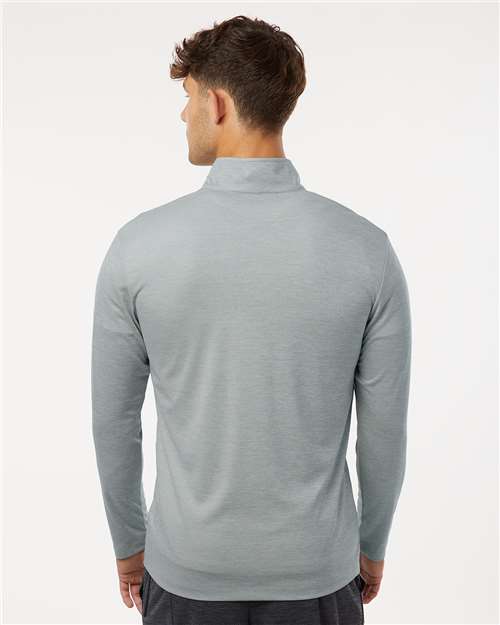 Men's Pro-Lock Performance Mélange Quarter-Zip Pullover - Silver Melange