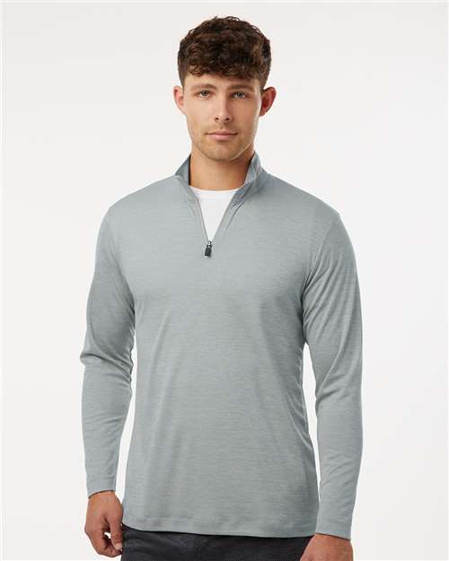 Men's Pro-Lock Performance Mélange Quarter-Zip Pullover - Silver Melange