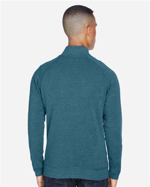 Men's Triblend Quarter-Zip Sweatshirt - Storm Triblend