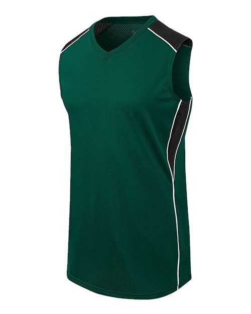 Girls' Dynamite Jersey - Forest/ Black/ White