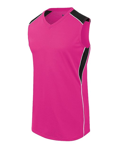 Girls' Dynamite Jersey - Raspberry/ Black/ White