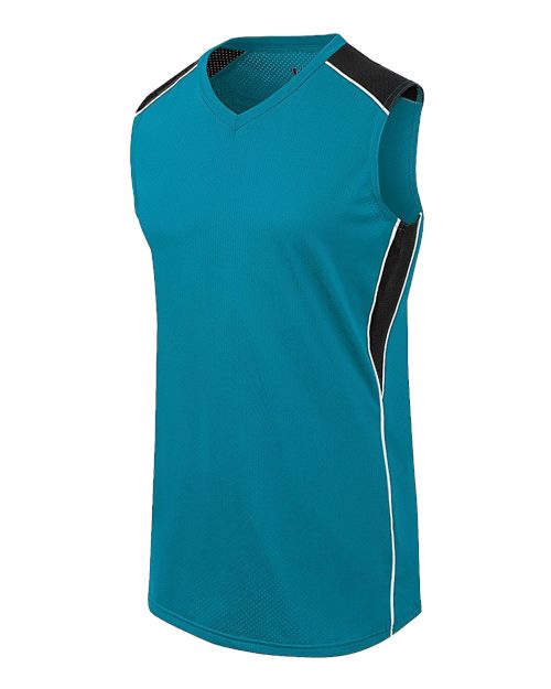 Girls' Dynamite Jersey - Teal/ Black/ White