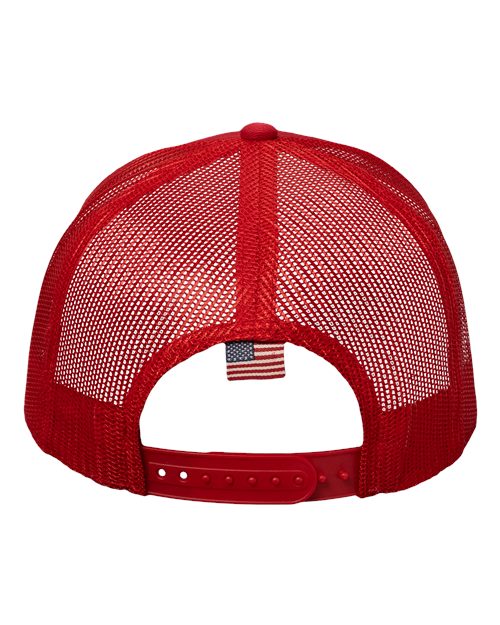 USA Flag Mesh Cap - Red/ USA Mesh