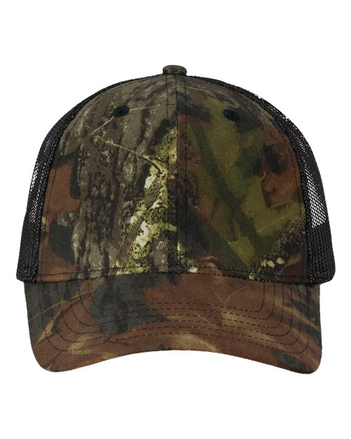 Licensed Camo Mesh Cap - Mossy Oak Breakup/ Black Mesh